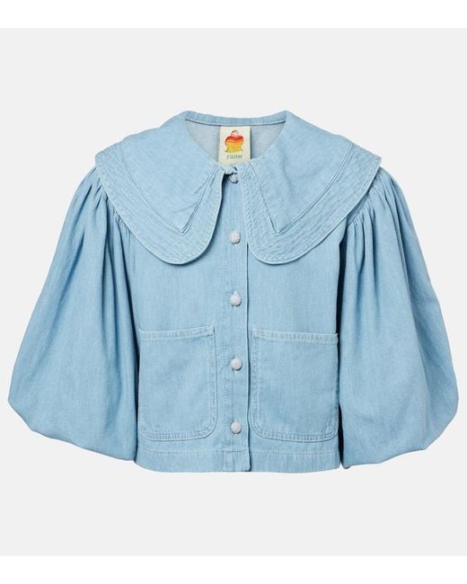 Farm Rio Blue Jeanshemd