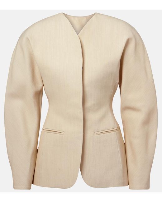 Jacquemus Natural Ovalo Jacket