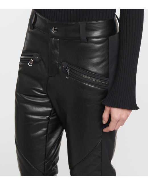 Pantalon de ski Tory en cuir synthetique Bogner en coloris Black