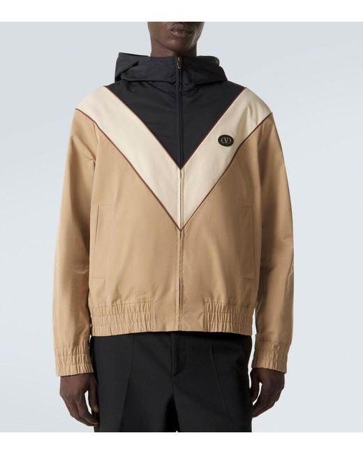 Valentino Natural Vlogo Striped Jacket for men