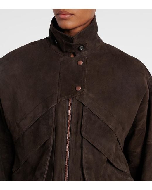 Magda Butrym Black Suede Jacket