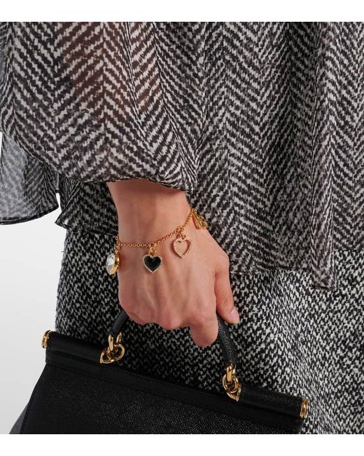 Dolce & Gabbana Metallic Armband Dg Mit Kristallen
