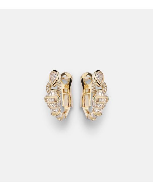 Orecchini Serpentine di SHAY in White