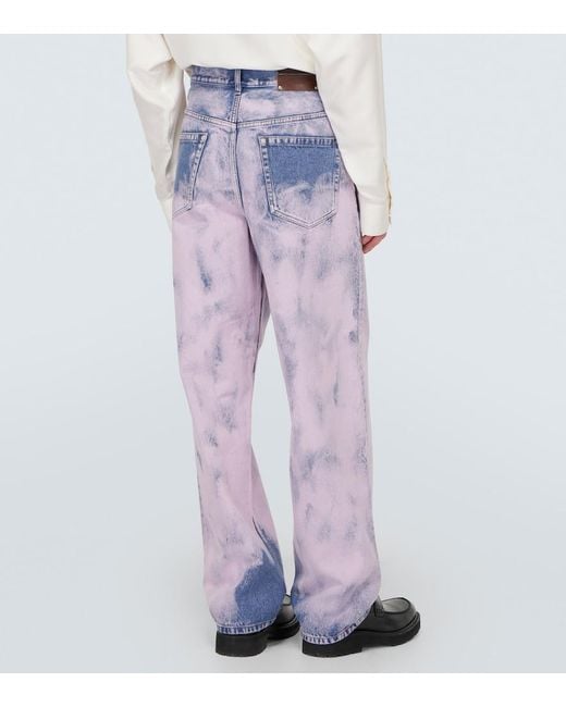 Dries Van Noten Blue Straight Jeans for men
