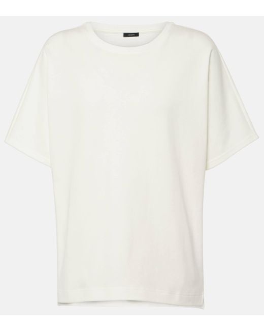 Joseph White Cotton Jersey T-shirt