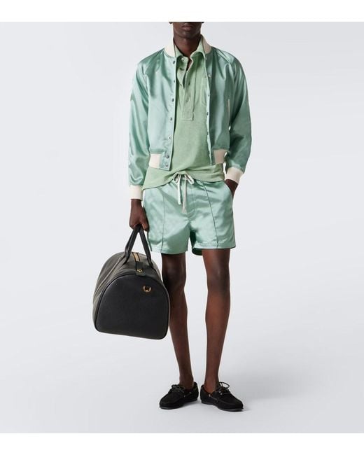 Tom Ford Black Robin Suede Boat Shoes for men
