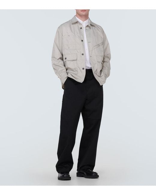 Junya Watanabe Gray Technical Overshirt for men