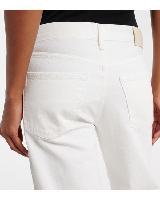 Citizens of Humanity White Lindz Straight Jeans