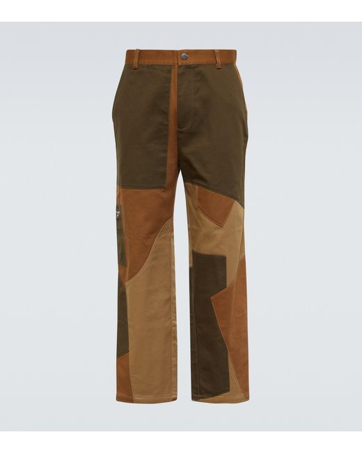 翌日発送可能】 JW ANDERSON トラウザーズ Fatigue Patchwork カーキ