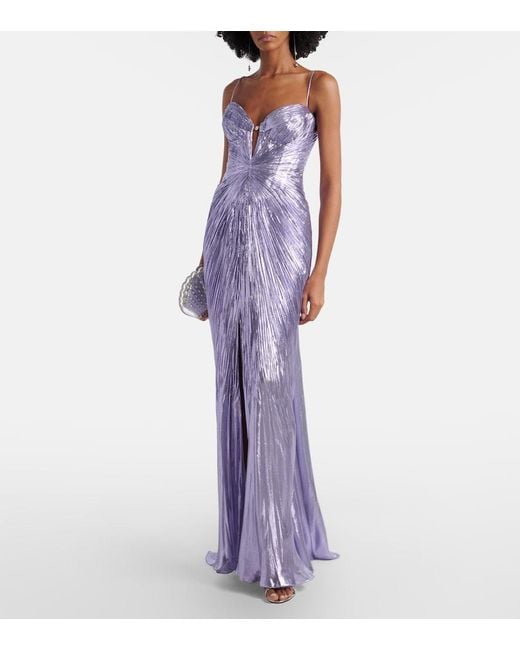 maria lucia hohan purple dress RAISA and witnesses to their universe of stories Maria Lucia Hohan Amisha Gown