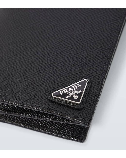 Prada Black Saffiano Leather Wallet for men
