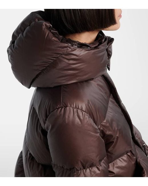 Sacai Brown Technical Down Jacket