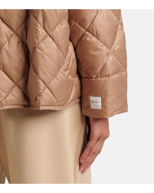 Max Mara Brown The Cube Daunenjacke Pisoft