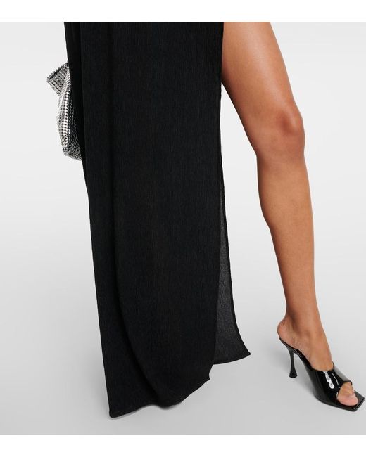 Magda Butrym Black Embellished Maxi Skirt