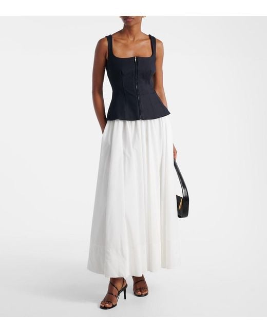 Jonathan Simkhai White Jolynn Maxi Dress