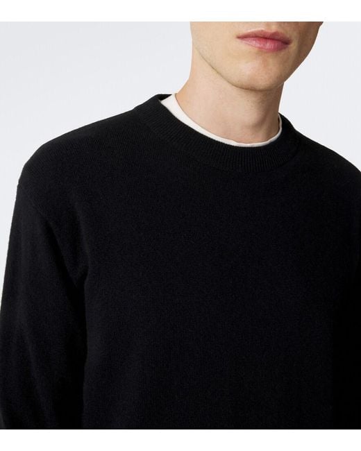 Lisa Yang Black Mason Cashmere Sweater for men