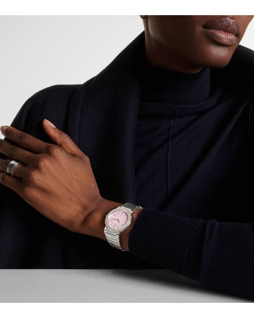 BVLGARI Multicolor Uhr Lady Mit Rubellit