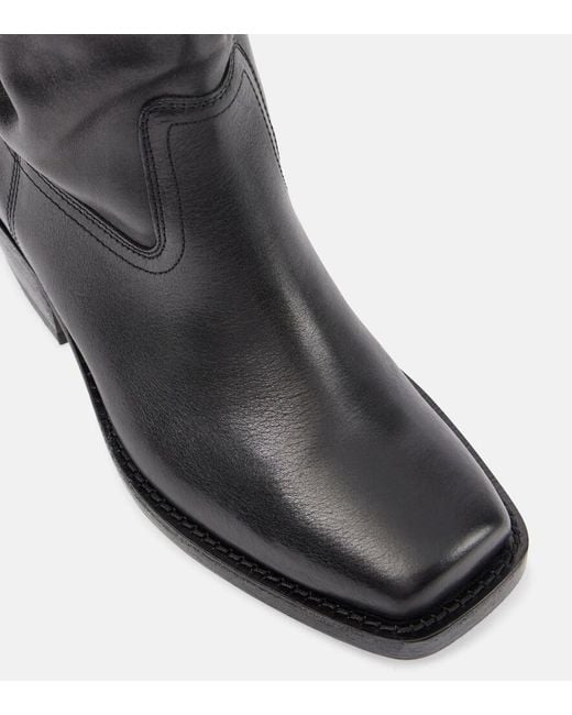 Isabel Marant Black Cowboy & Biker Boots