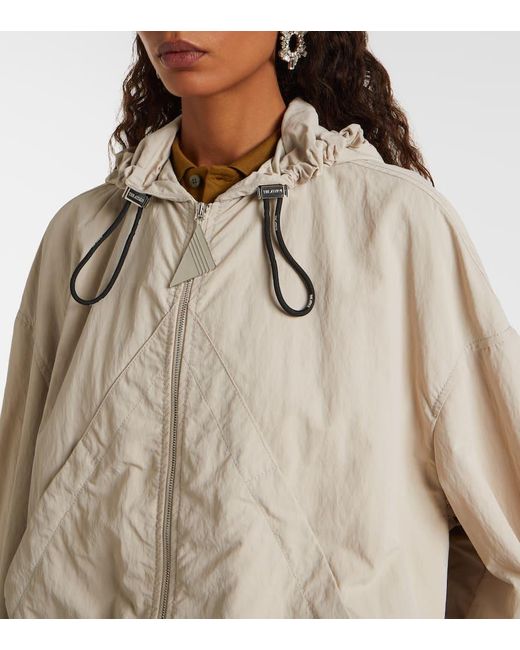 Chaqueta Con Cordon The Attico de color Natural