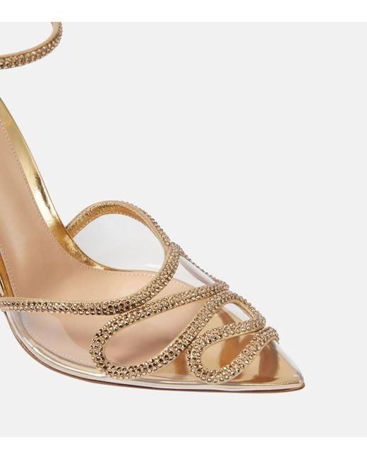 Sandali di Gianvito Rossi in Metallic