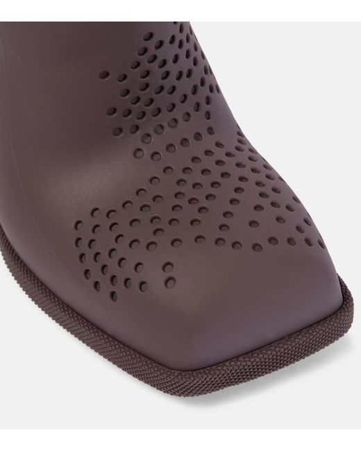 Burberry Purple Barbican Pvc Mules