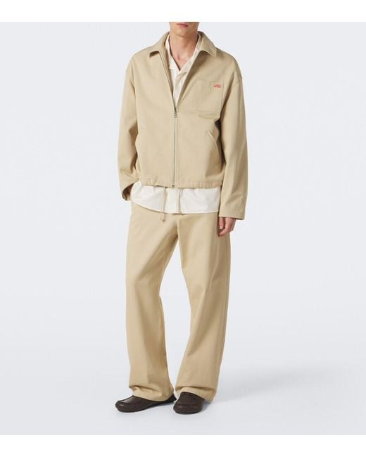 Loewe Natural Cotton Twill Jacket for men