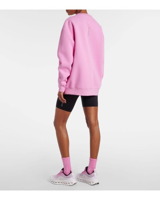 Loewe Pink X On Logo Jersey Sweatshirt