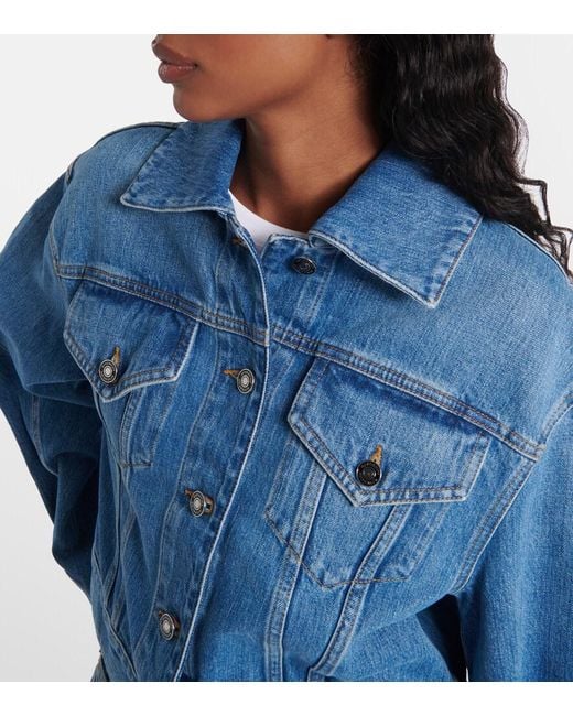 Givenchy Blue Cocoon Denim Jacket