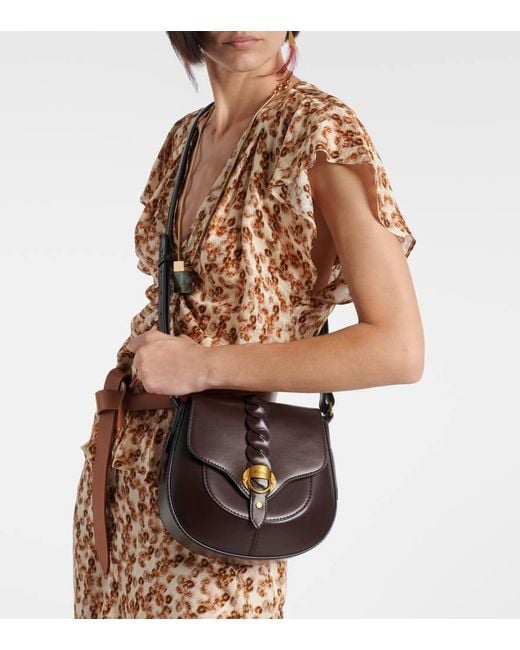 Isabel Marant Black Schultertasche Altay Small Aus Leder