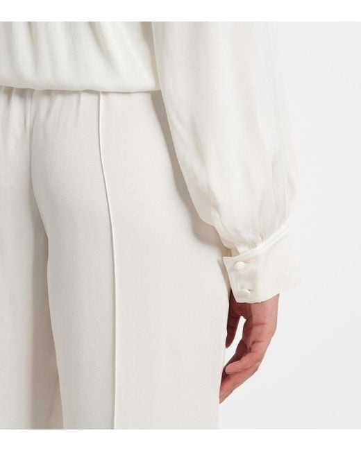 Tom Ford White Crepe Cady Jumpsuit