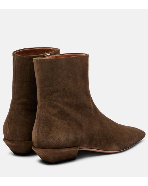 Paris Texas Brown Bettina 25 Suede Ankle Boots