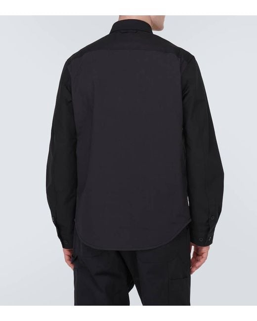 Junya Watanabe Black Paneled Technical Shirt for men