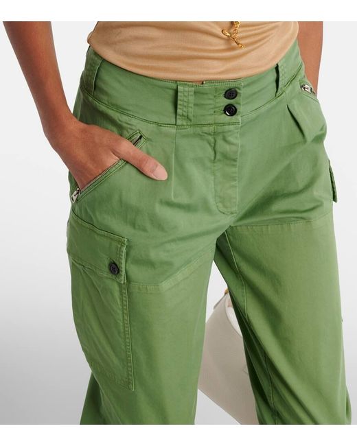 Pantaloni cargo in twill di cotone di Tom Ford in Green