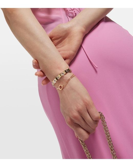 Repossi Metallic Armband Berbere aus 18kt Rosegold mit Diamanten
