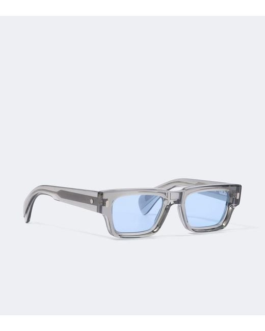 sato Blue Sira Rectangular Sunglasses for men