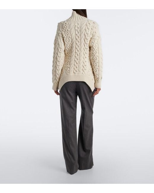 Stella McCartney Gray Wool Straight Pants