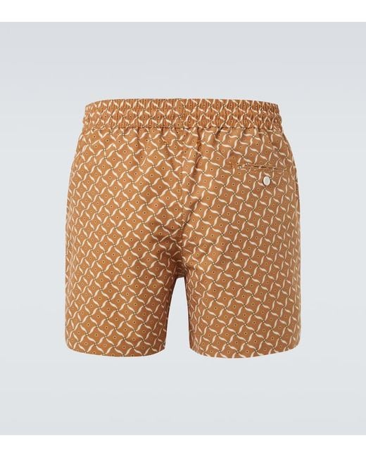 Frescobol Carioca Natural Rio Printed Swim Trunks for men
