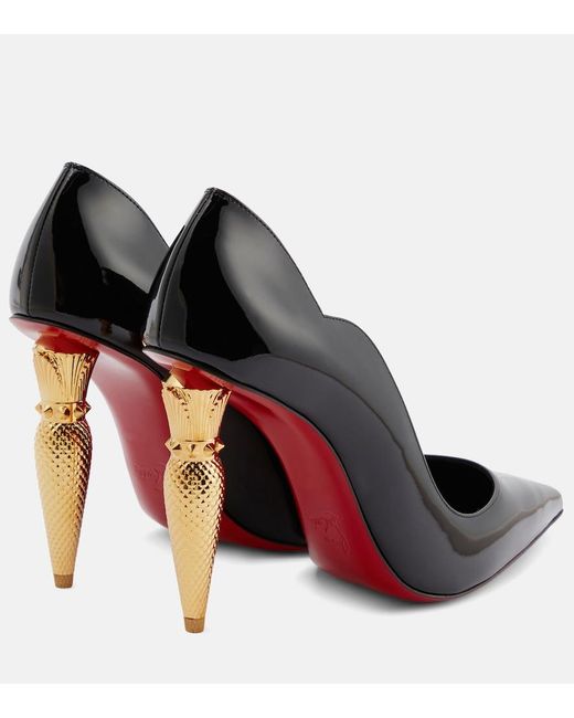 Christian Louboutin Black Lipchick 100 Patent Pump
