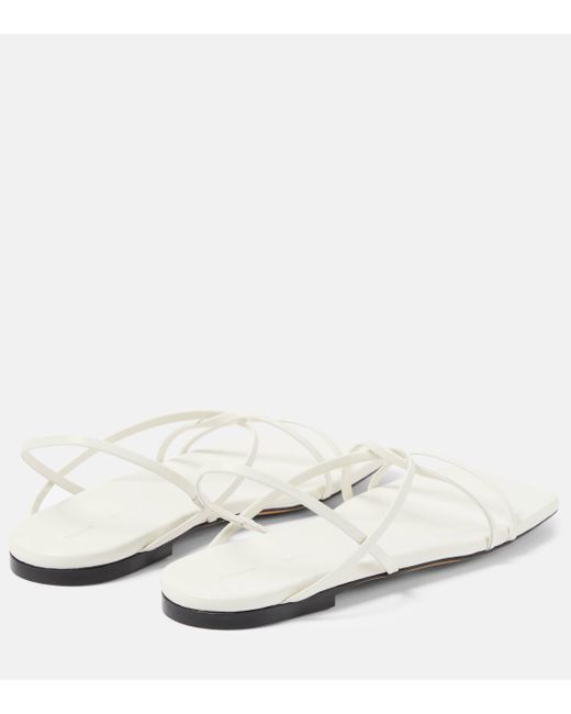 Sandales en cuir Proenza Schouler en coloris White