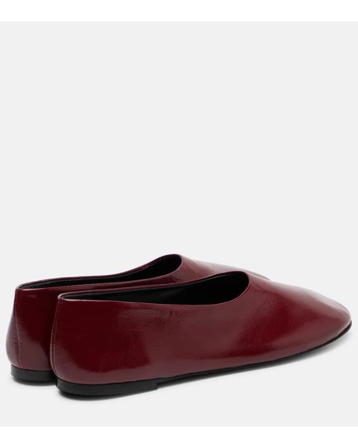 Bailarinas Glove De Piel Proenza Schouler de color Red