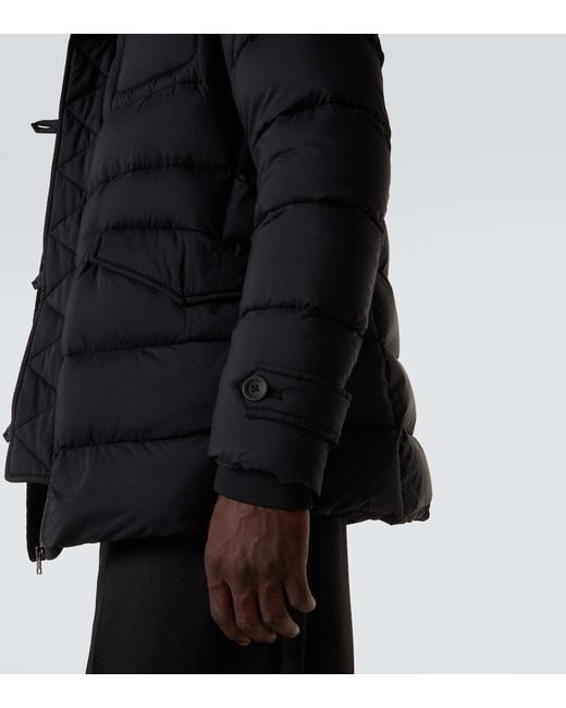 Herno Blue Hooded Down Jacket for men