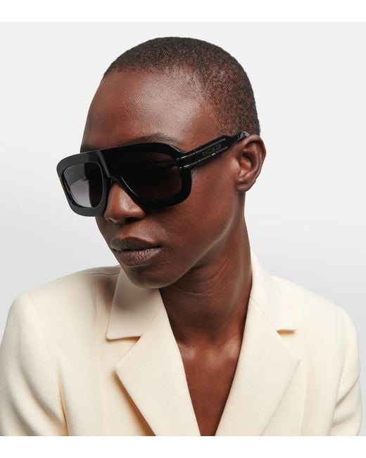 Dior Black Diorsignature M1U Sunglasses