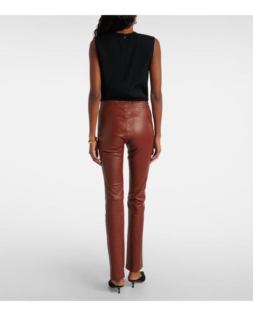 Stouls Jp Long Leather Flared Pants