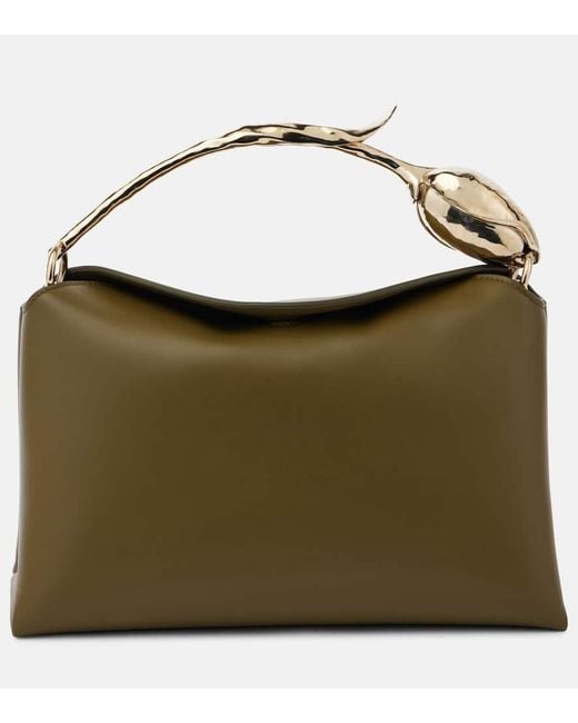 Erdem Natural Bloom Medium Leather Tote Bag