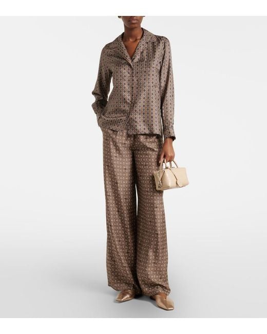 Max Mara Natural Metallic Leather Mules