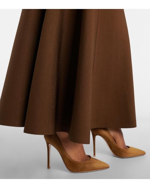 Gianvito Rossi Brown Gianvito 105 Suede Pumps