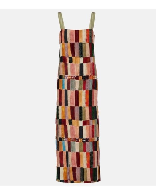 ALÉMAIS Multicolor X Laurence Leenaert Marjorelle Maxi Dress