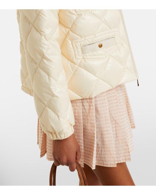 Moncler Natural Lavaret Quilted Down Jacket