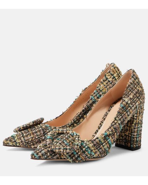 Gianvito Rossi Metallic 85 Boucle Pumps