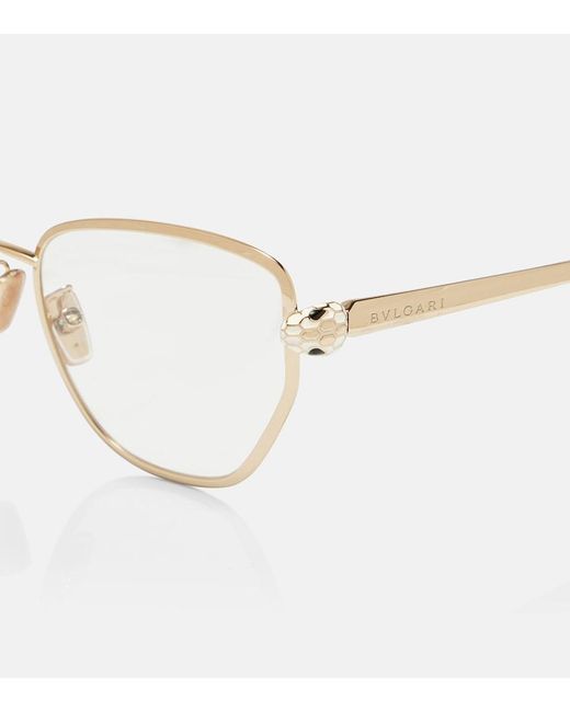 BVLGARI Natural Serpenti Forever Cat-Eye Glasses